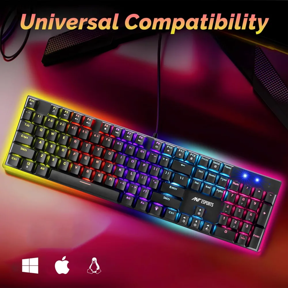 Ant Esports USB Mechanical Gaming RGB Keyboard (Scorpion MK30) view 5
